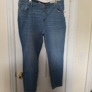 Old Navy Super Skinny Jeans Women’s Blue 18 NWT